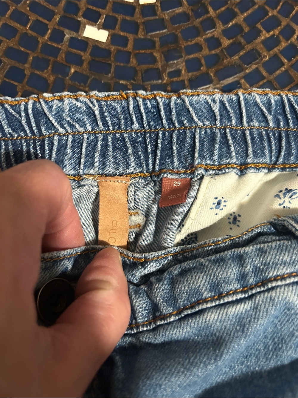 Pilcro denim joggers - Picture 7 of 8